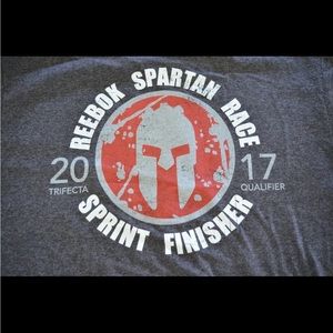 Reebok Spartan Race Sprint Finisher T-Shirt (2017 Trifecta Qualifier) NEW